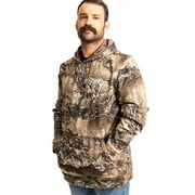 Realtree Men's EXCAPE Camo Poly Hoodie – Lightweight, Breathable, and Durable Outdoor Hoodie for Hunting \u0026 Everyday Wear | \nSIZE L